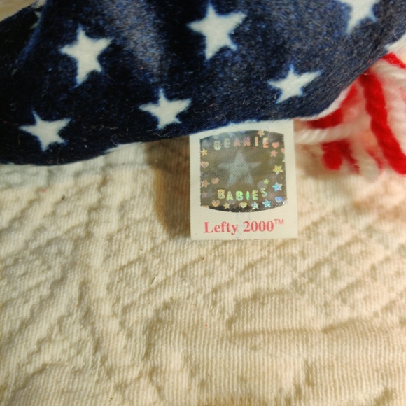 Ty Beanie Babies 2000 Stars & Stripes Donkey & Elephant Republican Democratic - Picture 3 of 9